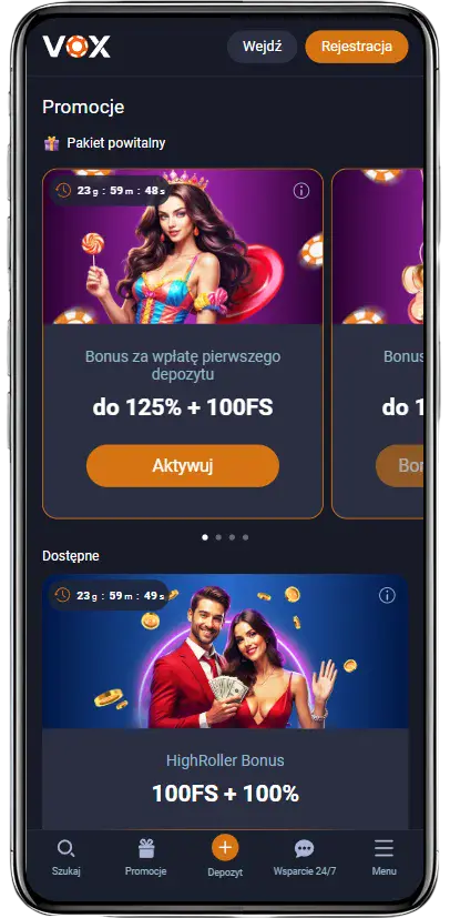 Vox Casino Download Mobiele App